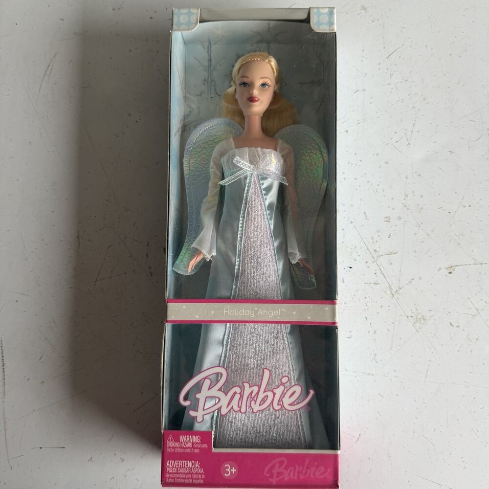 2006 Mattel Barbie Holiday Angel J0590 Blonde Christmas NIB